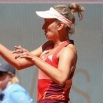 Elise Mertens at the 2023 Madrid Open