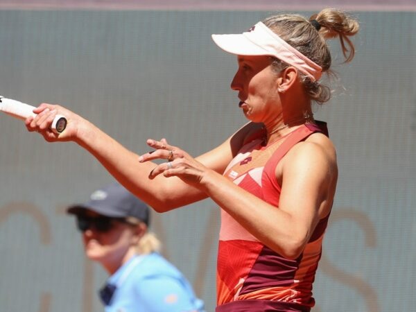 Elise Mertens at the 2023 Madrid Open