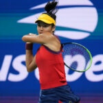Emma Raducanu at the 2021 U.S. Open tennis tournament in New York