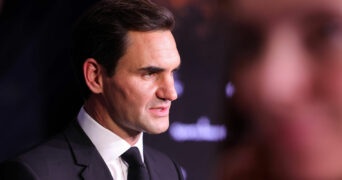 Roger Federer at the Swiss Sports 2022 Sports Awards ceremony in Zurich, Swizerland