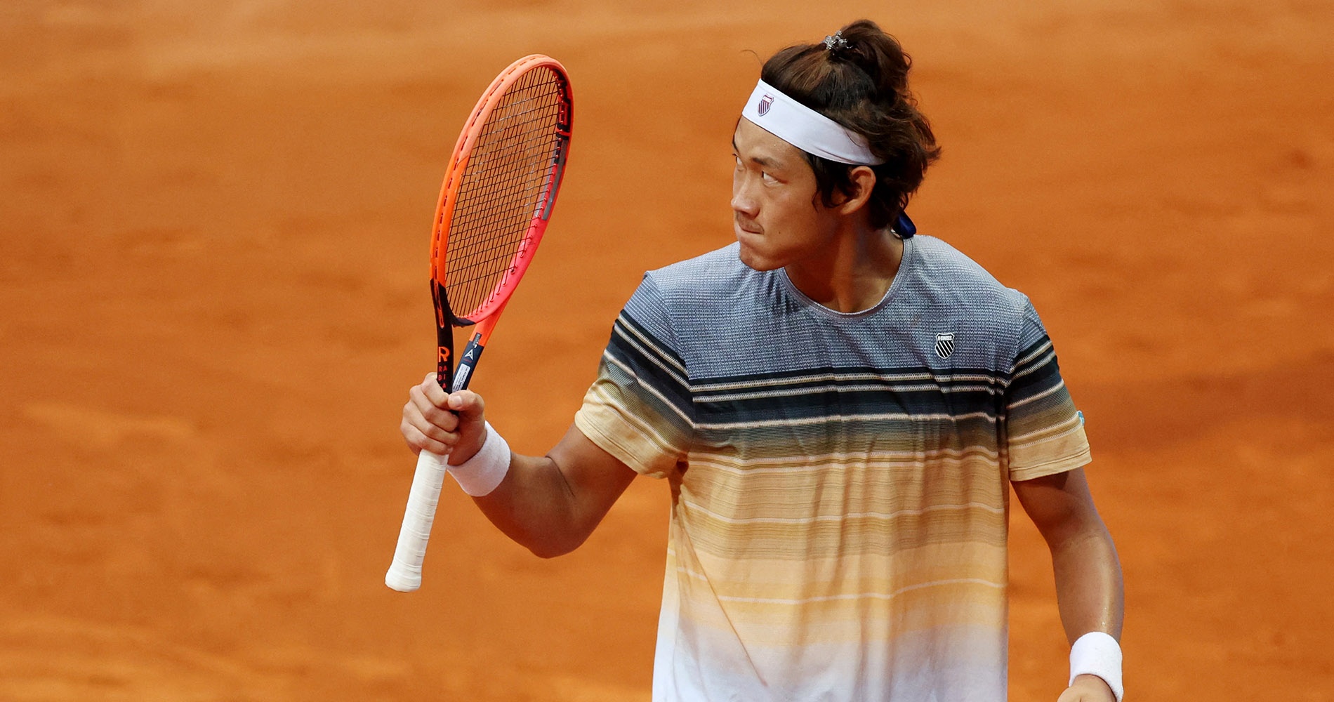 Zhang makes history for China at Madrid Open