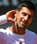 Novak Djokovic (Serbia) during a training session of Roland-Garros 2023