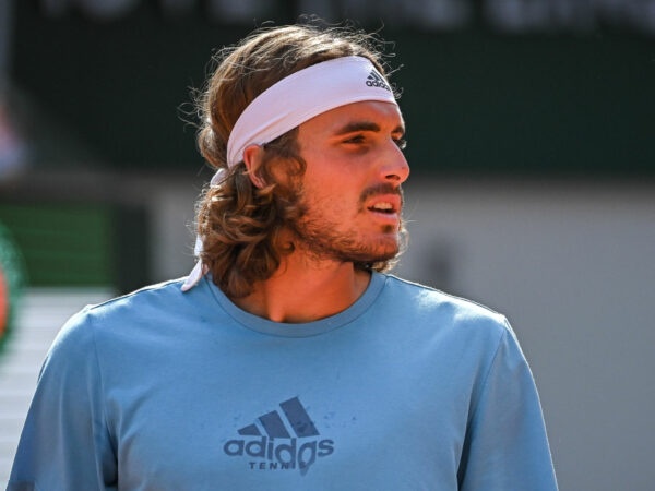 Stefanos Tsitsipas (Greece) during a training session of Roland-Garros 2022