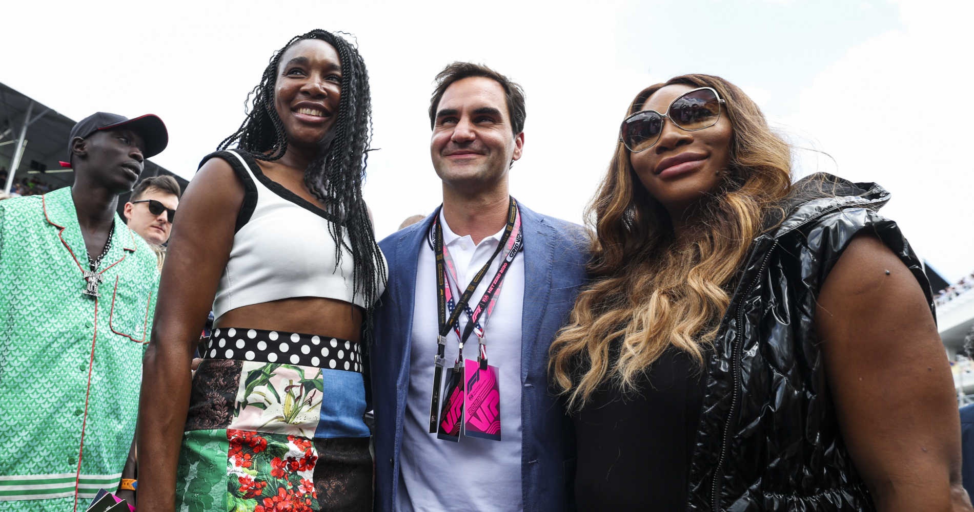 Federer and Williams sisters spotted in Miami Tennis Majors