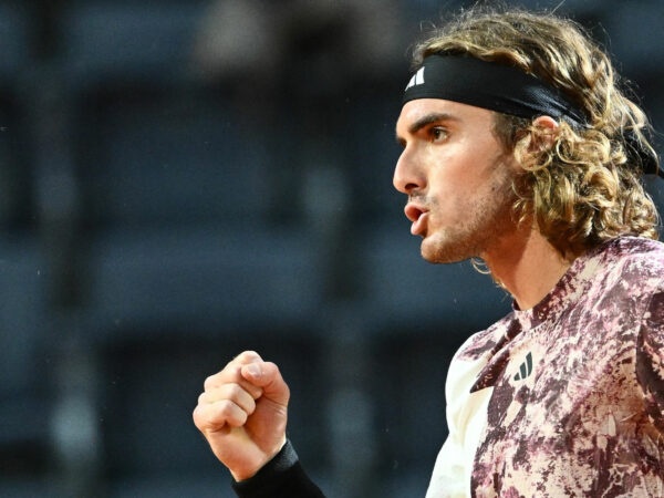 Stefanos Tsitsipas at the 2023 Italian Open