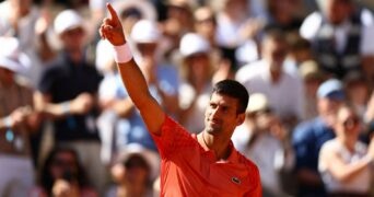 Djokovic at Roland-Garros 2023