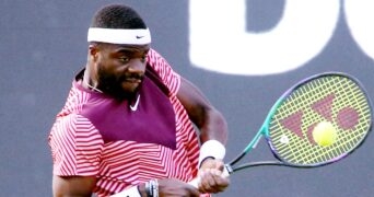 Frances Tiafoe grass