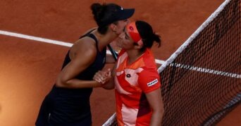 Dodin and Jabeur, Roland-Garros, 2023