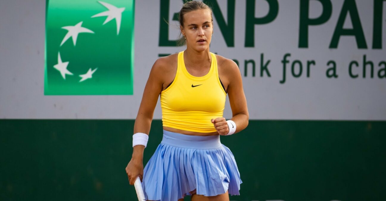 Anna Karolina Schmiedlova at Roland-Garros 2023