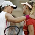 Iga Swiatek and Lesia Tsurenko, Roland-Garros 2023