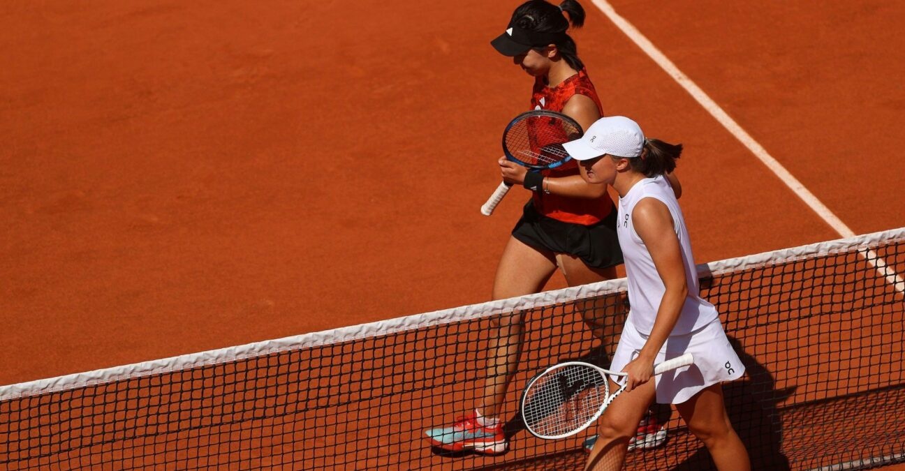 Swiatek and Wang, Roland-Garros, 2023