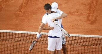 Djokovic and Melzer, Roland-Garros 2010
