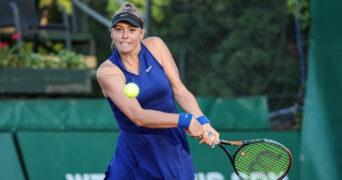 Fanny Stollar at the Hungarian Open in 2022