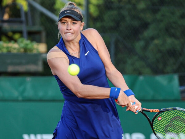 Fanny Stollar at the Hungarian Open in 2022