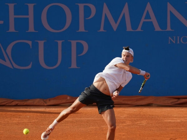 Holger Rune at the 2023 Hopman Cup
