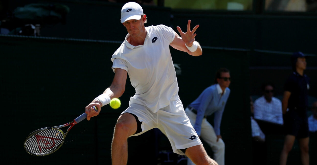 Kevin Anderson during the 2018 Wimbledon singles final
