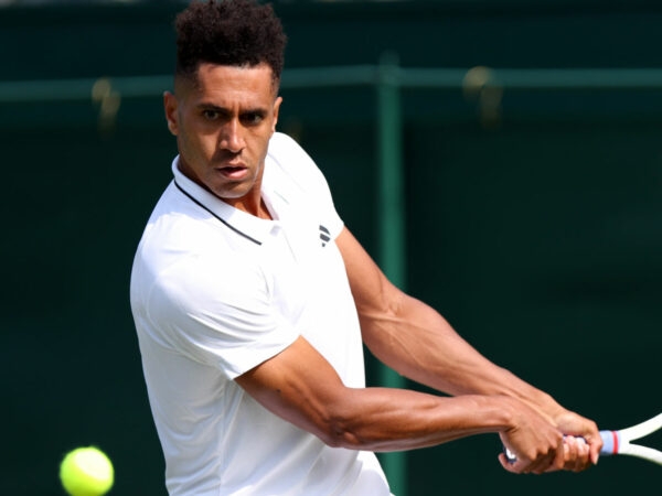 Michael Mmoh at the 2023 Wimbledon Championships