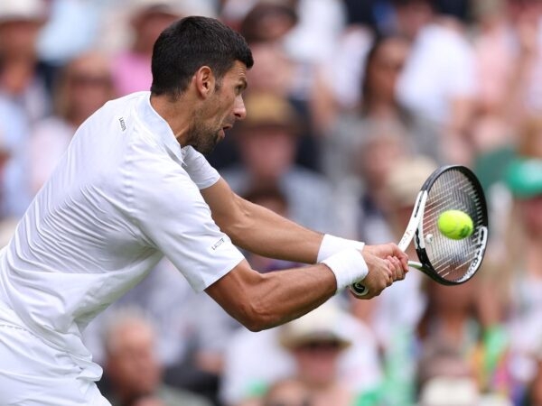 Djokovic 2023 Wimbledon Action Plus / Panoramic