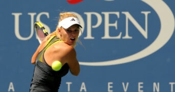 Caroline Wozniacki at the 2010 US Open