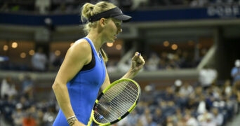 Caroline Wozniacki at the 2023 US Open