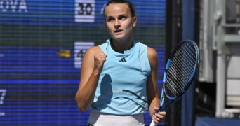 Clara Burel at the 2023 US Open