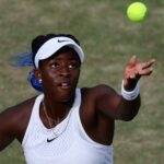 Clervie Ngounoue at Wimbledon 2023