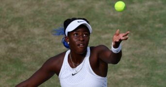 Clervie Ngounoue at Wimbledon 2023