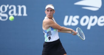 Elise Mertens at US Open 2023