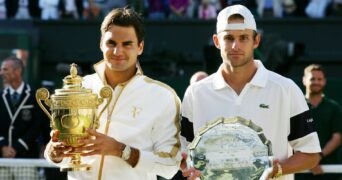 Roger Federer and Andy Roddick