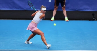 Gabriela Knutson at the 2023 WTA Prague Open