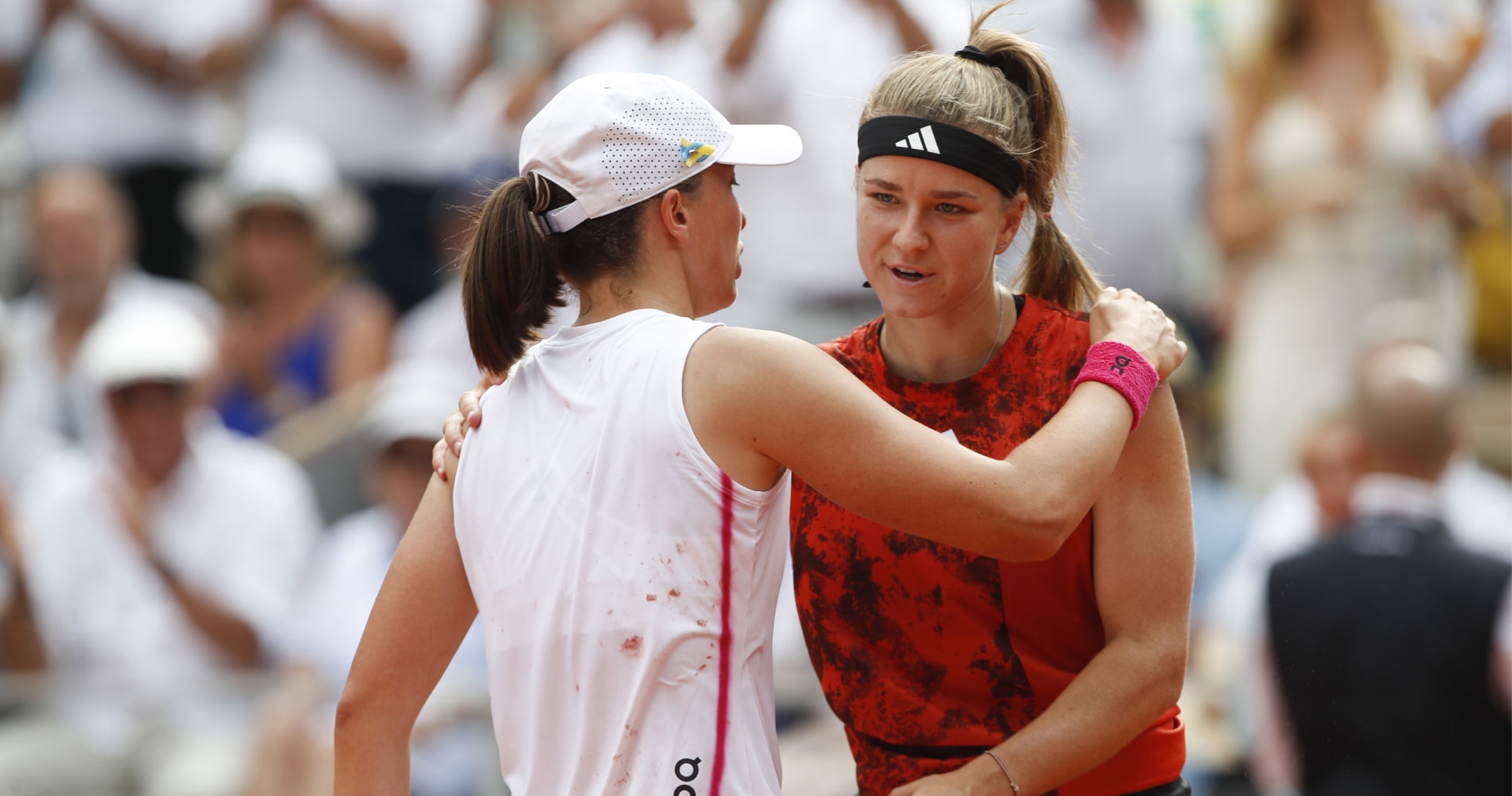 Iga Swiatek and Karolina Muchova at Roland-Garros 2023
