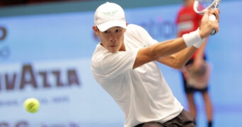 Jason Jung at the 2020 Erste Bank Open in Vienna