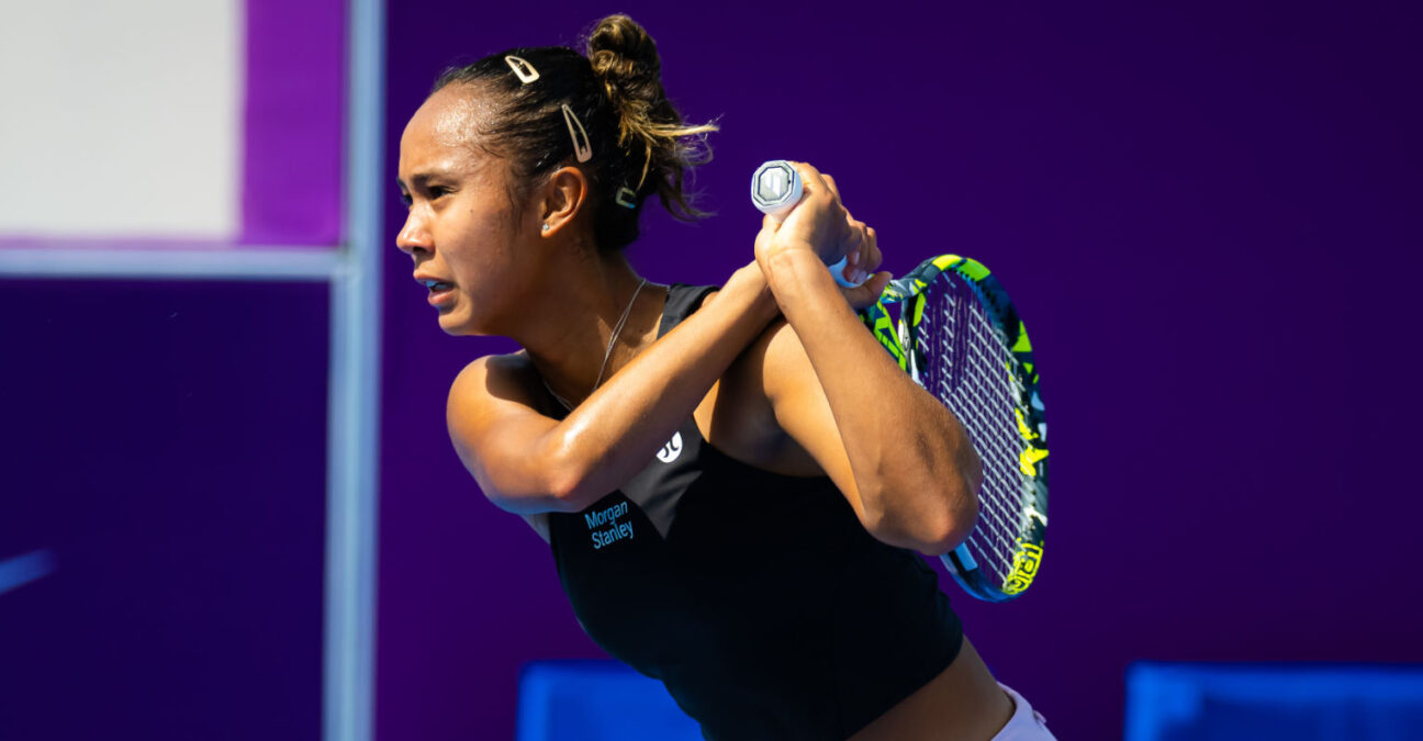 Leylah Feernandez at the WTA Doha Open in 2023 (1)