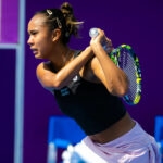 Leylah Feernandez at the WTA Doha Open in 2023 (1)