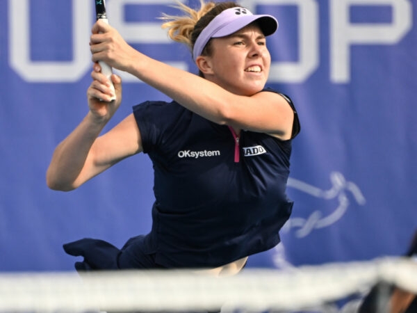 Linda Noskova at the 2023 Prague Open