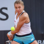 Maja Chwalinska at the 2023 WTA Poland Open