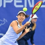 Nao Hibino at the 2023 WTA Prague Open