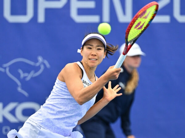 Nao Hibino at the 2023 WTA Prague Open