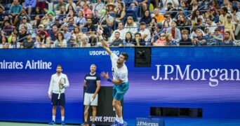 Novak Djokovic at the 2023 US Open - Imago / Panoramic