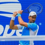 Novak Djokovic at the 2023 US Open