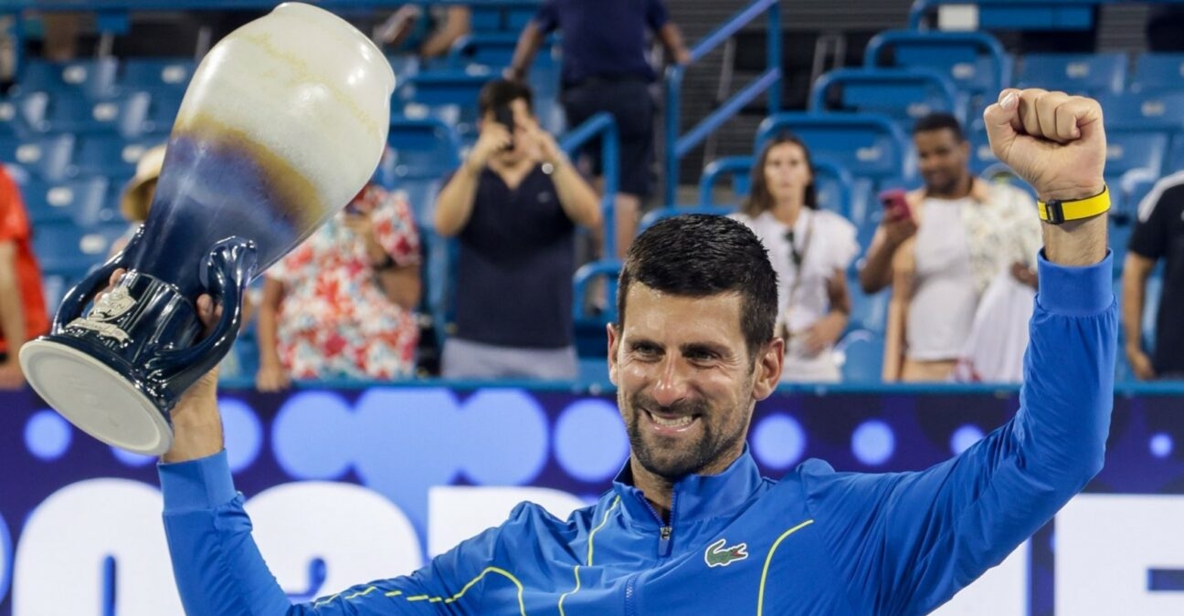 Novak Djokovic wins Western and Southern Open title in Cincinnati, 2023
