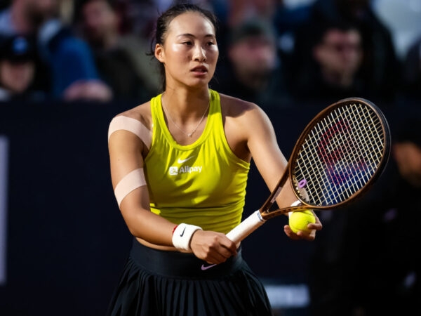 Qinwen Zheng at the 2023 Italian Open