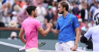 Carlos Alcaraz and Daniil Medvedev