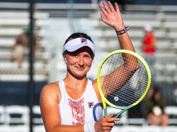 Barbora Krejcikova at the 2023 Cymbiotika San Diego Open