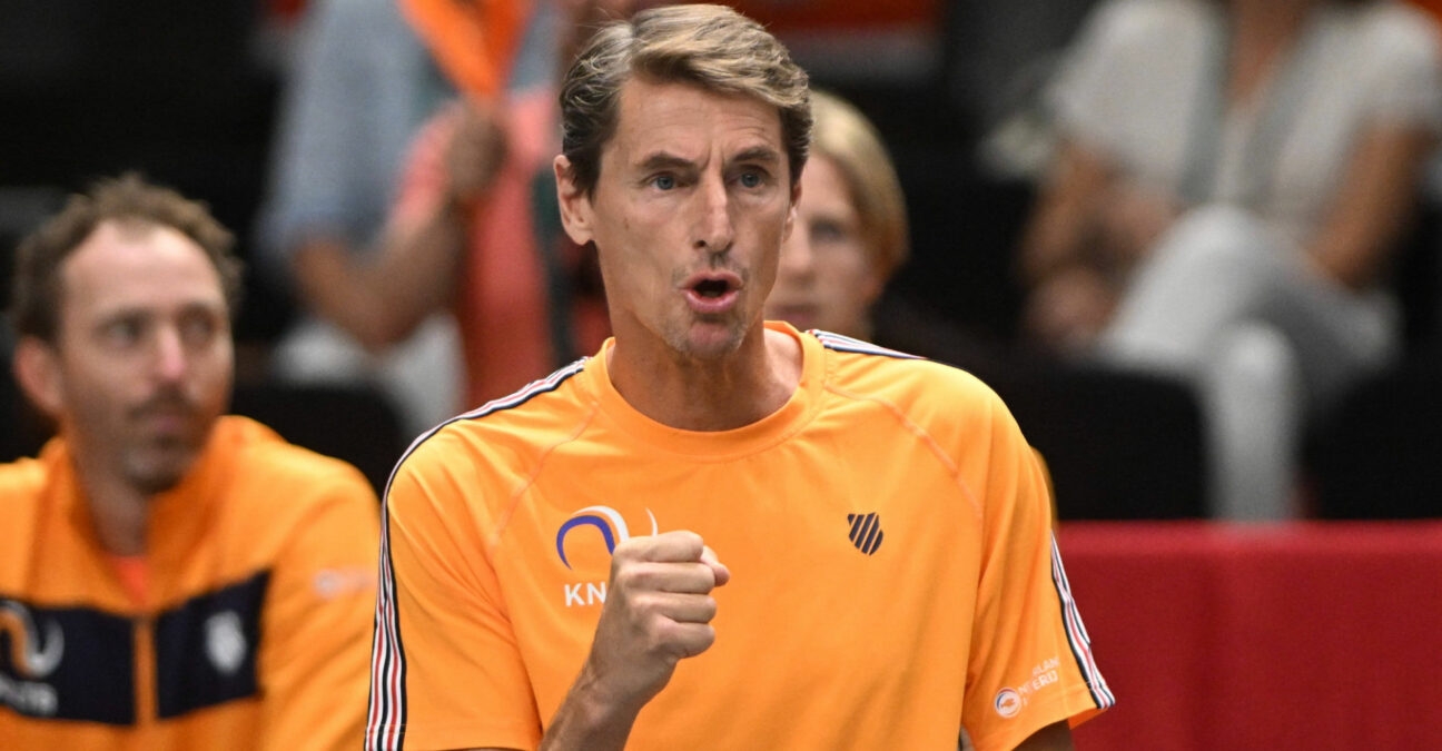 Paul Haarhuis, Dutch captain at Davis Cup finals in Split, Croatia