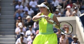 Jelena Ostapenko US Open 2023 (Chryslene Caillaud / Panoramic)