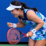 Lin Zhu at the 2023 US Open