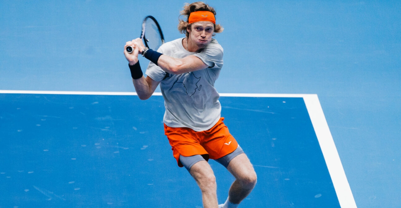 Rublev Practice UTS Frankfurt 2023 - Julien Nouet / Tennis Majors