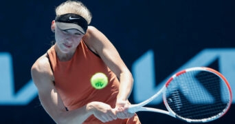 Alina Korneeva at the 2023 Australian Open