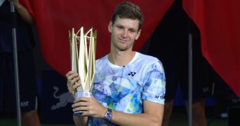 Hubert Hurkacz at the 2023 ATP Shanghai Masters